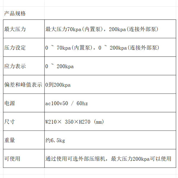 SUN RHEO陽光科學(xué)密封性測(cè)試儀FKT-200