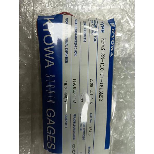 日本KYOWA超大箔式應變片KFEM-5-120-C1-11 L1M2R