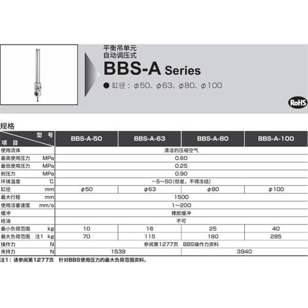 CKD喜開(kāi)理平衡吊單元BBS-A-AU1-CB-100D-300Y