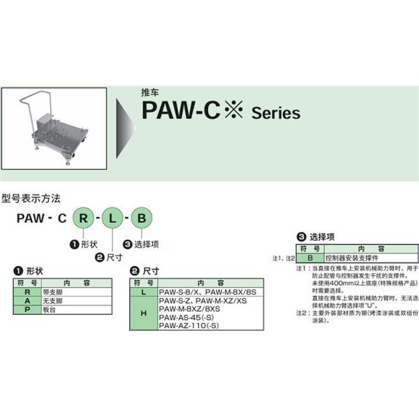 CKD喜開(kāi)理機(jī)械助力臂PAW-S-8-U